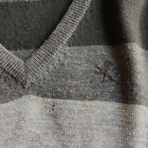 Express Merino Wool Men's Gray Vest Sweater - Picture 4 of 4
